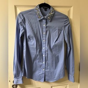 Beaded Button Down Shirt